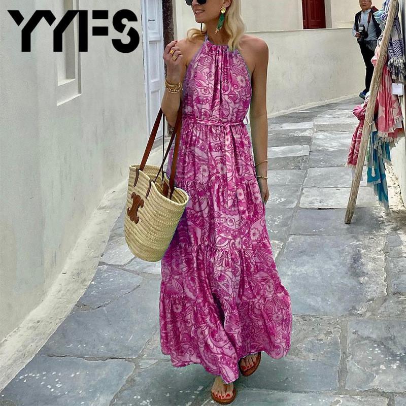 mid length bohemian dresses