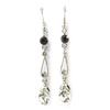 Les Trésors De Lily [M0667] - Designer Earrings 'Sissi' Black White