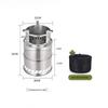 Compact Outdoor Wood Cooking Stove - Portable Firewood Stove for Travel
