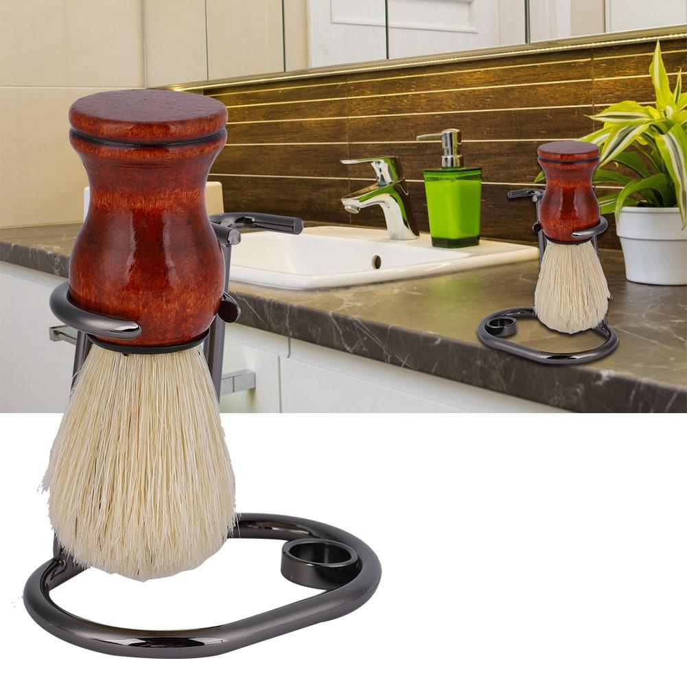 Men's Shaving Tool Holder Stand Brd Brush Rack Bracket (Gold)
