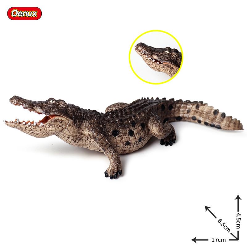 Oenux Lesní divoká zvířata Los Had Zebra Krokodýl Páv Kůň Model Akční figurka Figurky Miniaturní sbírka Dětská hračka