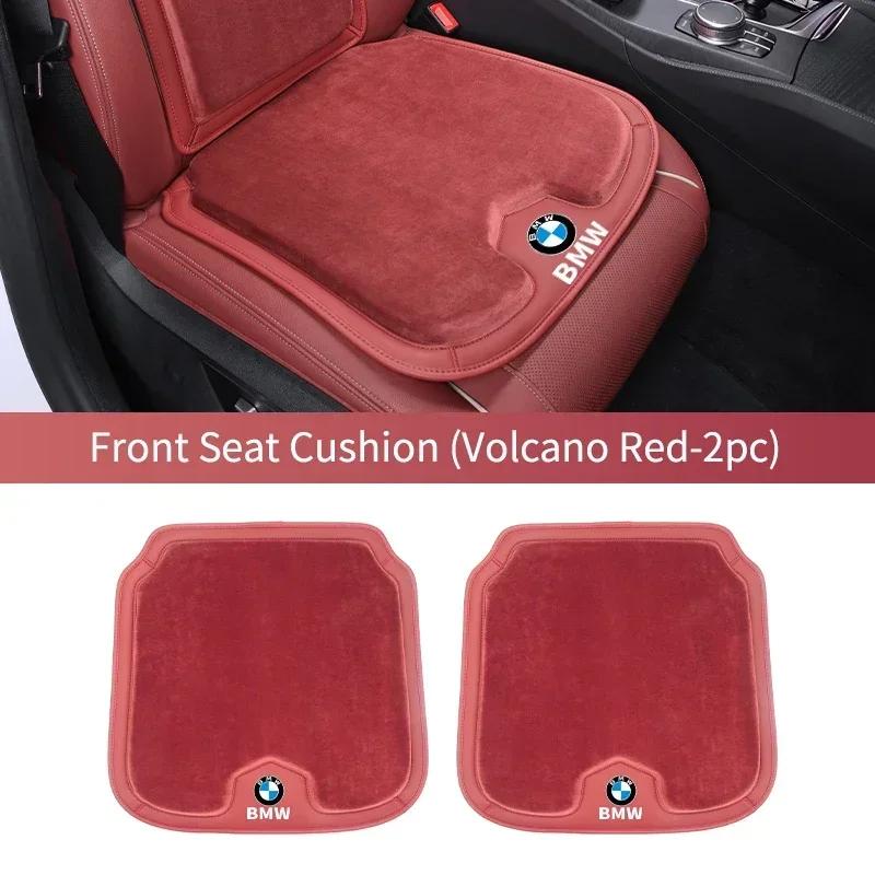 -Winter Car Seat Cushion Flannel Warm Car Seat Cover Protector Pad For BMW 3 5 Series X1 X3 X5 F10 F30 G01 G05 G32 G20 G30 G60