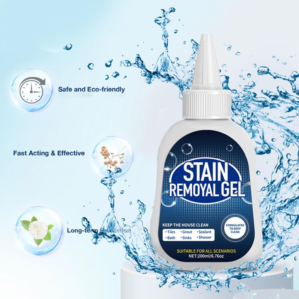 Heavy Duty Stain Cleaner For Front Load Washer Seals, Bathroom Grout, Showers, Caulking - Front Load Washer Cleaner - 200ml