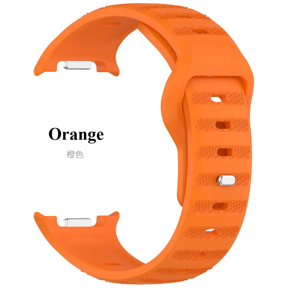 Řemínek pro Samsung Galaxy Watch 8 Classic 46mm Odolný silikonový náramek Nastavitelný náramek se skrytou sponou pro Galaxy Watch 40mm 44mm