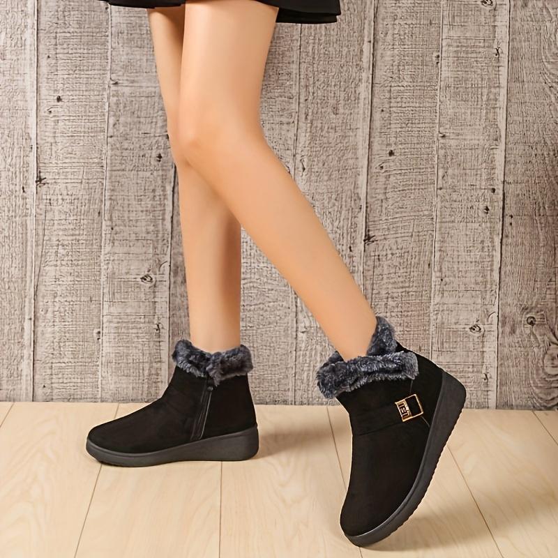 Winter Mother Shoes Plush Thickened and Warm, Middle-aged and Elderly Grandma Shoes, Non-slip Feet, Warm Feet, Snow Boots, Women