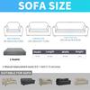 Stretch Thicken Couch Covers Jacquard Sofa Slipcover 1/2/3 Seater Cushion Couch Cover Elastic Sofa Cover Furniture Protector