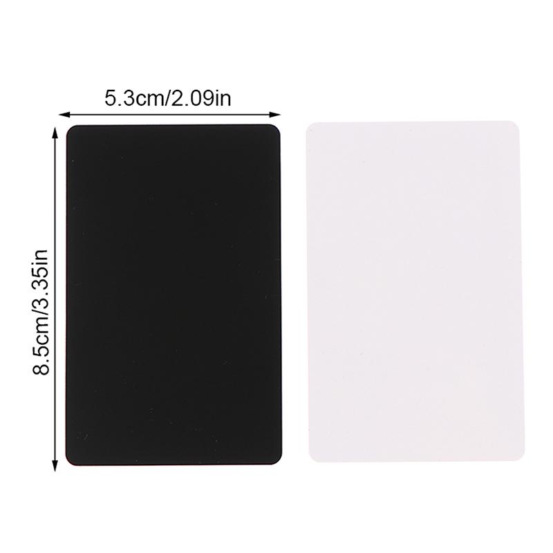 5/10 Pcs Nfc215 Black White Cards Rewritable Nfc Nt-Ag215 Pvc Cards Blank Easy Convenient Programmable Nfc Business Card