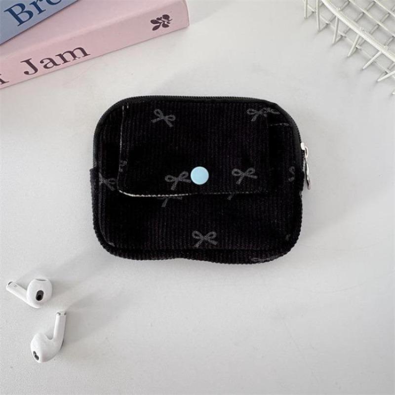 Cute Cartoon Floral Quilting Document Storage Bag Card Wallet Coin Purse ID Card Holder Driver's License Holder Badge Holder