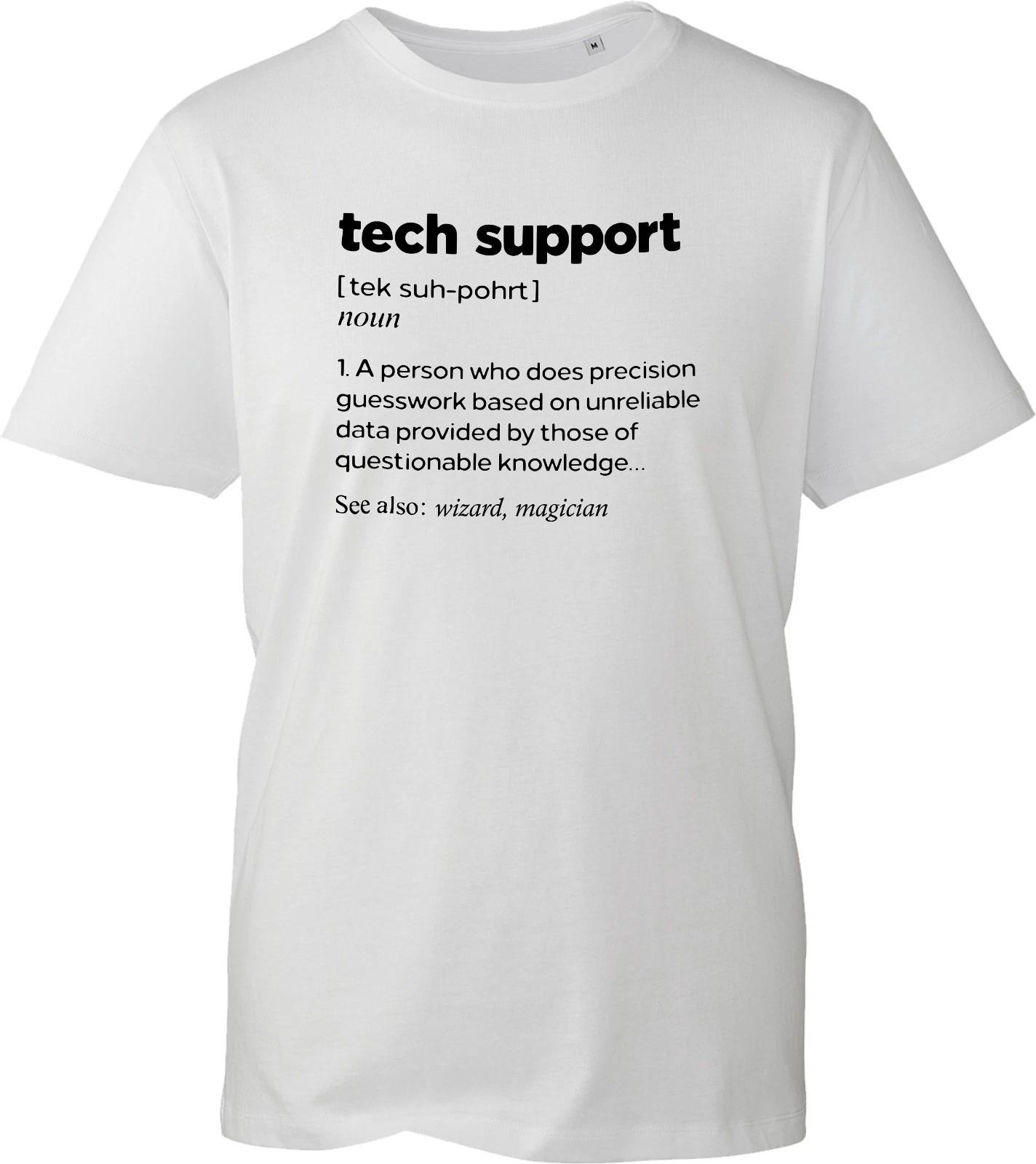 Tech Support Dictionary Definition Funny T Shirt IT Staff Work Wear Gift Idea 3XL