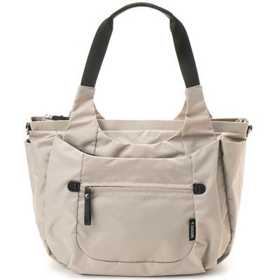 Monica Round Tote Bag MONI01105 Light Gray 2-Way (12)