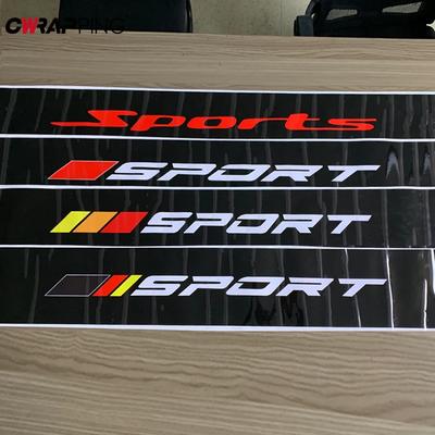 SPORT Car Stickers Vinyl Wrap Film Front Windshield Sunscreen Decals DIY Front Decorative Film for Car Decor Accessories