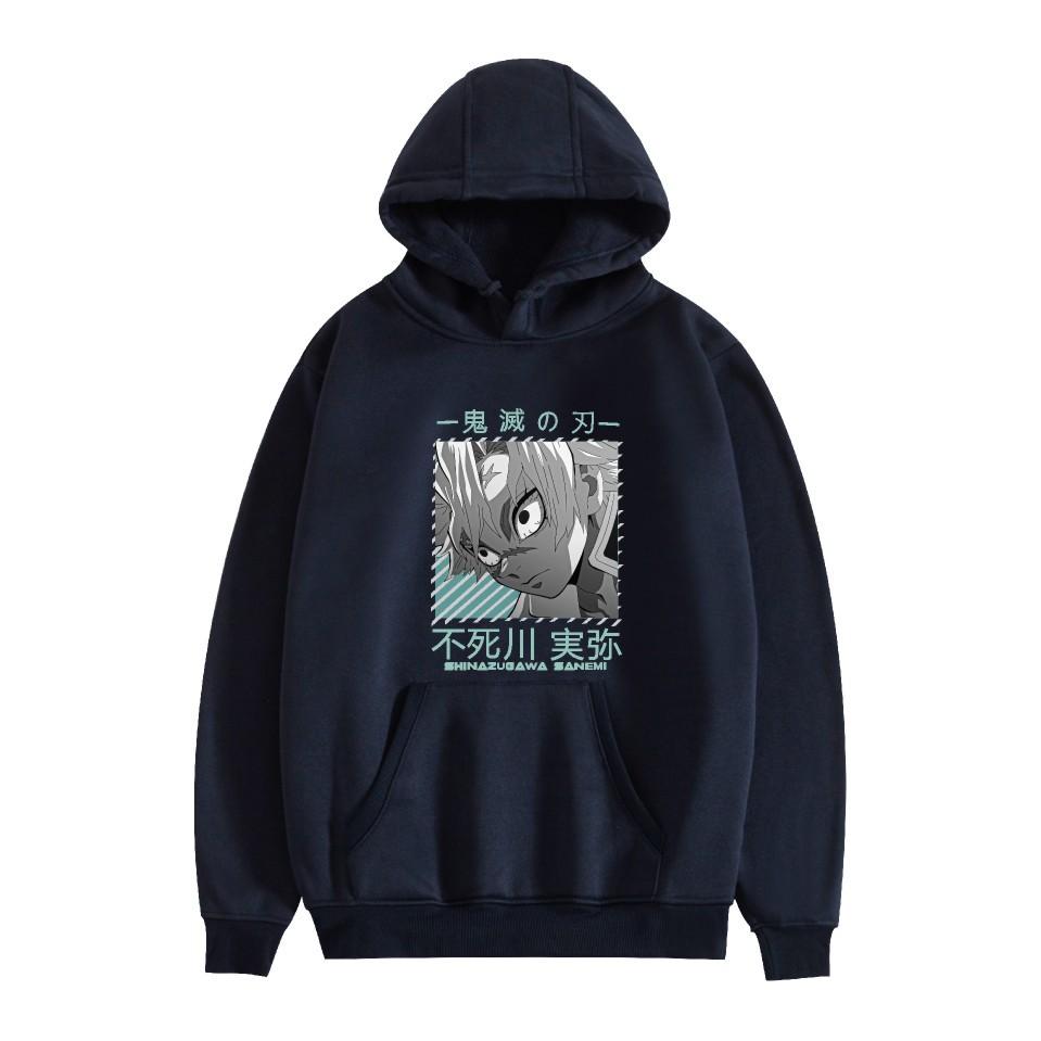 Demon Slayer Mens Casual Hoodie Sweatshirt CARTOON Hoodie Pullover Unisex Oversized Sweatshirt