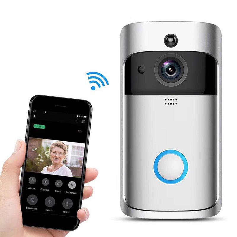 Energy-Efficient Smart HD Doorbell with WIFI, Night Vision & Cloud Storage