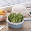 Spacious Drainer Basket with Handle Fruit Vegetable Washing Bowl Colander Kitchen Strainer Bowl for Vegetable