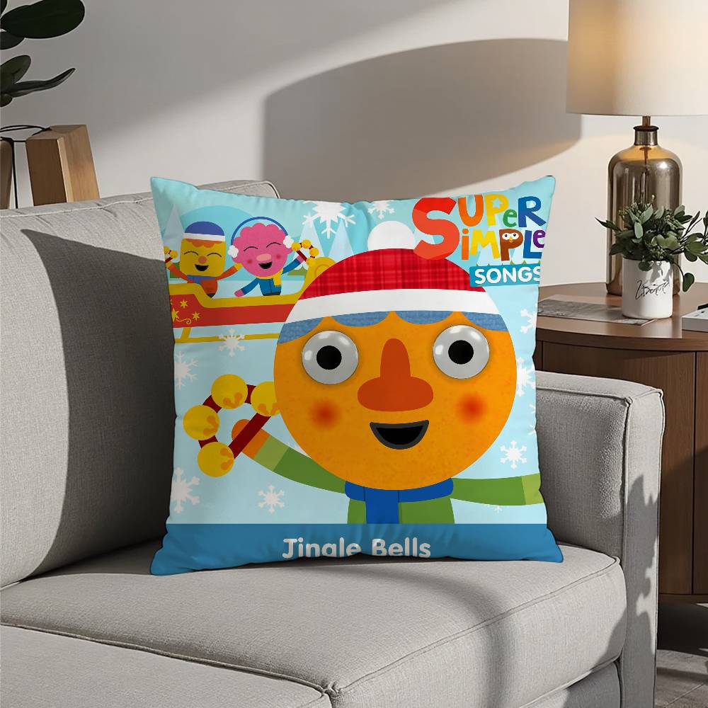 

Cartoon Noodle & Pals Pillow Case 3D Print Polyester Fiber 40*40cm Home Sofa Throw Decoration Festival Gift 12x12in 30x30cm