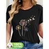 Summer New Women's Casual Round Neck Short-Sleeve T-Shirt - Full Pattern Print