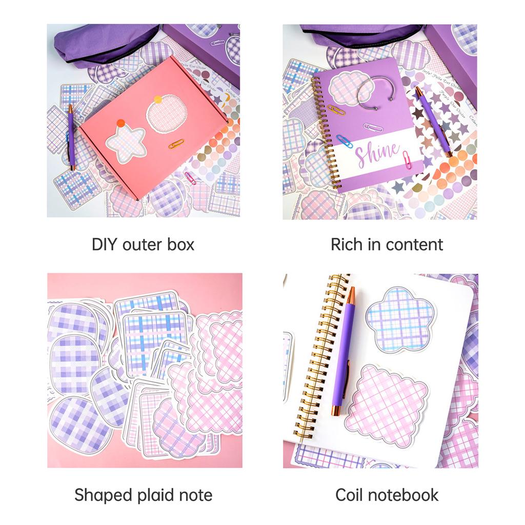 DIY Journal Kit Planner Notebbok Scrapbook & Diary Supplies Set Fun Cute Art & Crafts Stuff