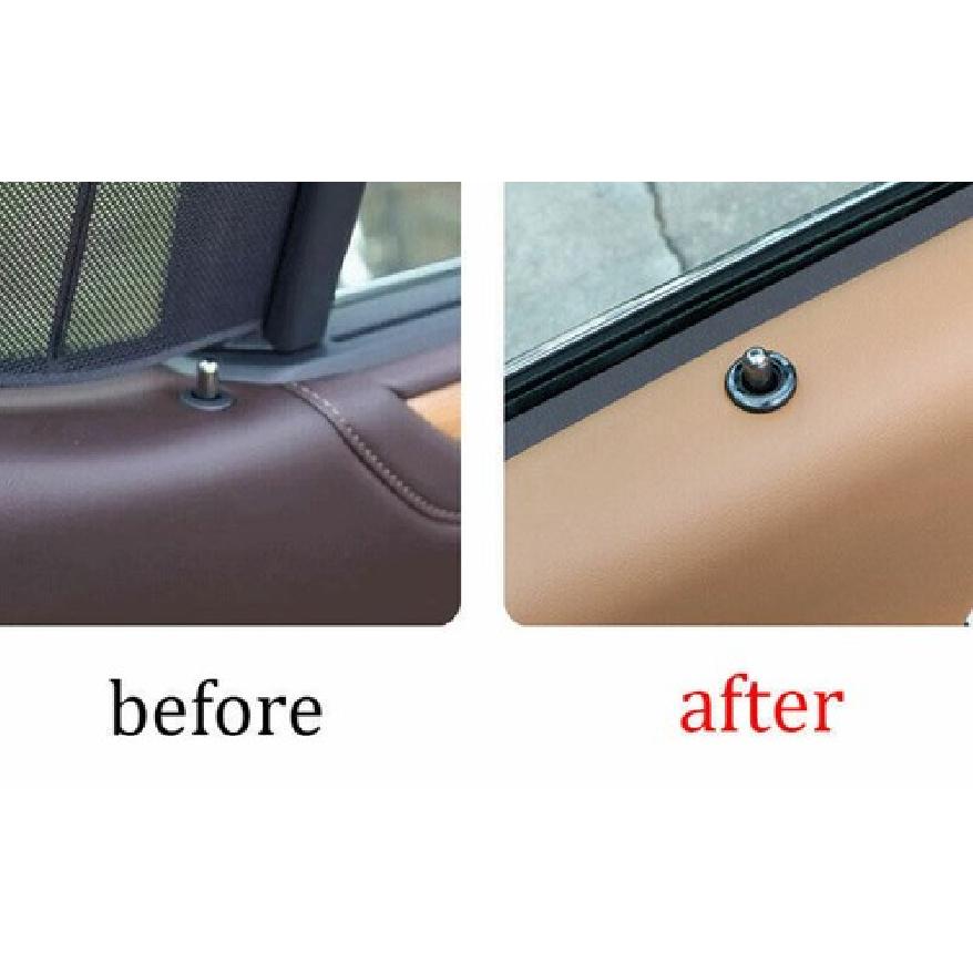 Inner Door Lock Down Bolt Ring For Lexus ES250 300h 2019-2023 Steel Carbon Fiber