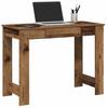 Vintage Wood Effect Desk 100 x 45 x 75 cm Particleboard