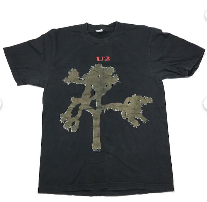 VTG U2 1987 Joshua Tree 2-Sided T-Shirt Tour Concert Hering Tag Men s XXXL