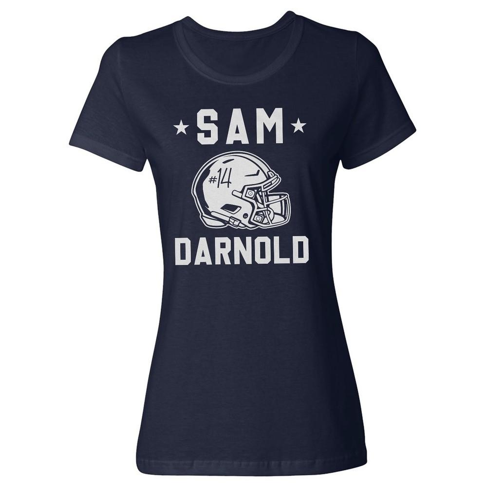 Darnold Football Helmet Inspired - Seattle Fans Theme Ladies  Crewneck T-Shirt Unisex T-Shirt XXXL