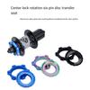 Road Bike Hub Center Lock To 6 Hole Adapter Bicycles Center Lock Adapter with Lock Rings 6 Pin Disc Brake Bicycles Part