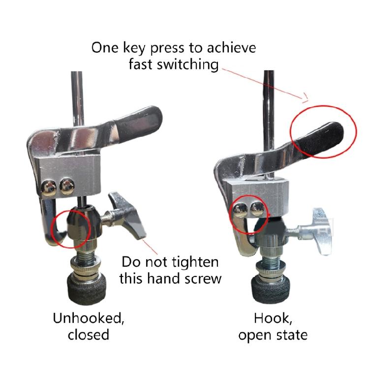 Pedal Clutch, Drum Cymbal Holder Quick Releases Pedal Clutch, Musical Instrument Accessory For Jazz Drum Pedal Clutch