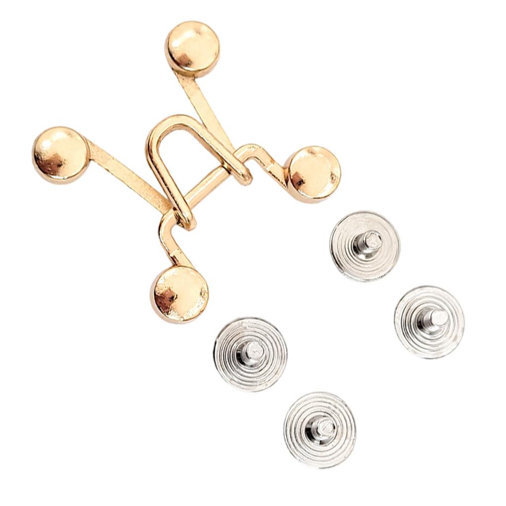 Waist Tightener Pants Waist Buttons Alloy Tighten Waist for Skirt Pants Jeans Adjustable Waist Clip Clothing Accessories