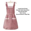 New Cotton Kitchen Apron Breathable Korean Style Chef Apron Wear-resistant Cooking Baking Bibs for Women Girl