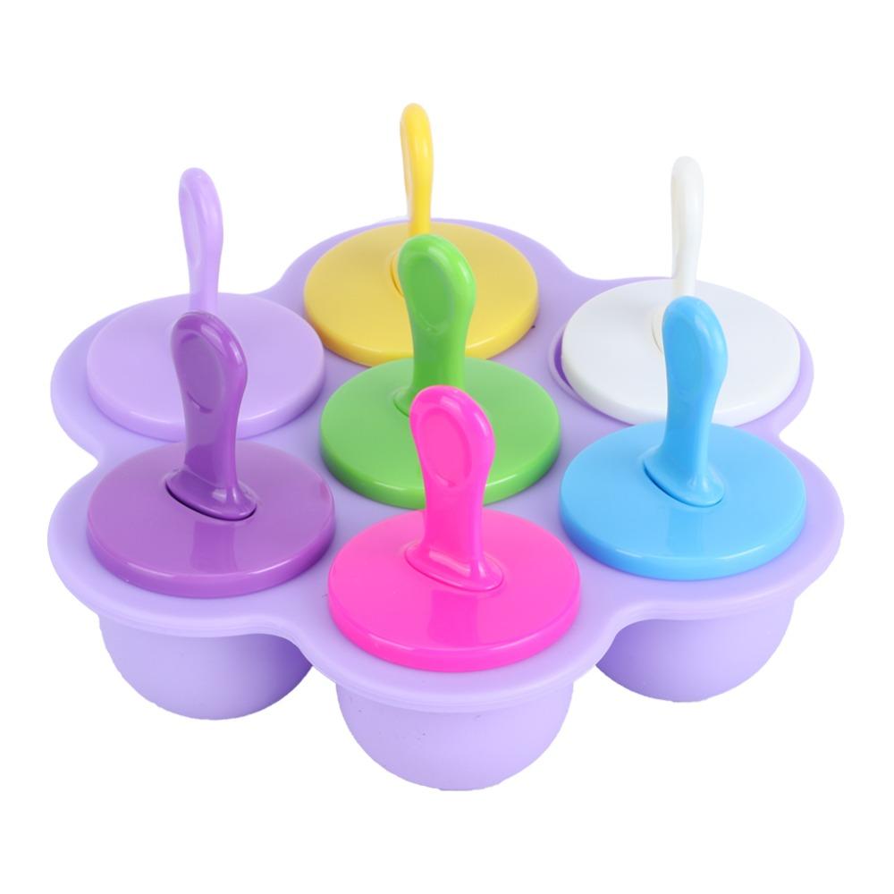 Reusable Silicone Popsicle Molds Non Stick Ice Cream Making Mold DIY Mold  Homemade Food