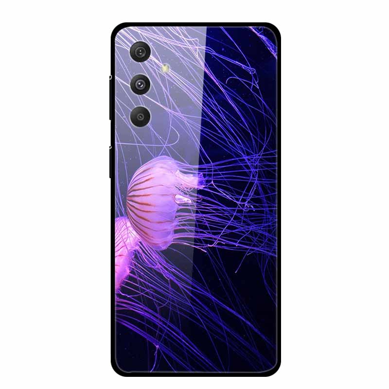 Tempered Glass Case For Samsung Galaxy S24 Plus Case Hard Glass Back Cover Soft Bumper For Samsung S24 Plus Phone Case S24Plus