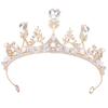 Sparkling Crystal Princess Crown: Beaded Headdress for Kids' Birthday, Party, or Wedding