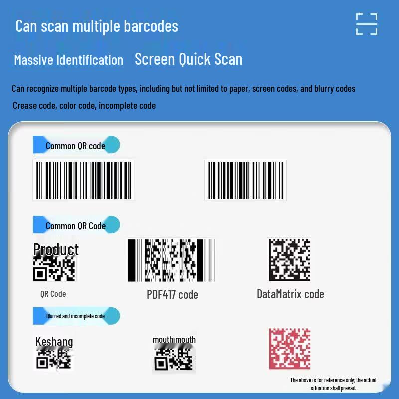 NTEUMM Kabelgebundener 1D/2D Barcode- & QR-Code-Scanner L6