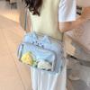 Módní Roztomilá kočičí taška přes rameno pro ženy Nylon Lolita Jk Casual Kawaii Japonský styl Ita Bag Y2k Fashion Students Crossbody