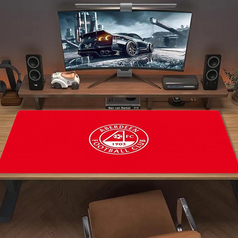 Aberdeen Football Club Print Cushion Non-slip Laptop Tablet Big Mousepad XXL Mat Mini PC Playmat With Lock Edge