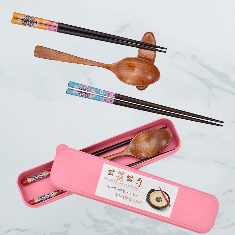DREAM Portable Wooden Chopsticks & Spoon Set