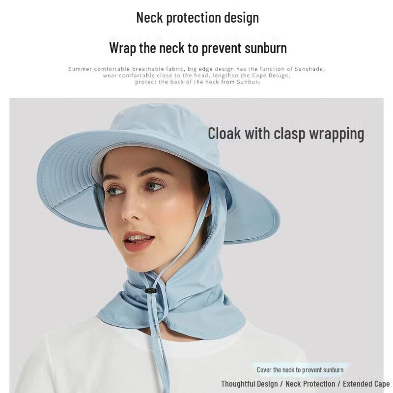 Unisex Quick-Dry Wide-Brim Fisherman Sun Hat