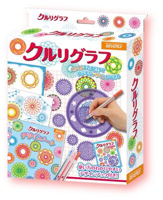 Kururigraph Patterns Just by Turning It Beverly [Draw Around] [Many Examples]