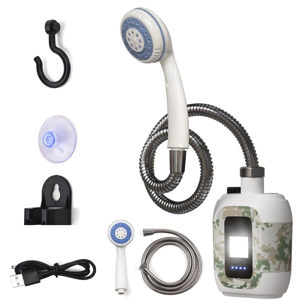 Portable Electric Shower Set for Camping, Dormitories, Home & Construction Sites