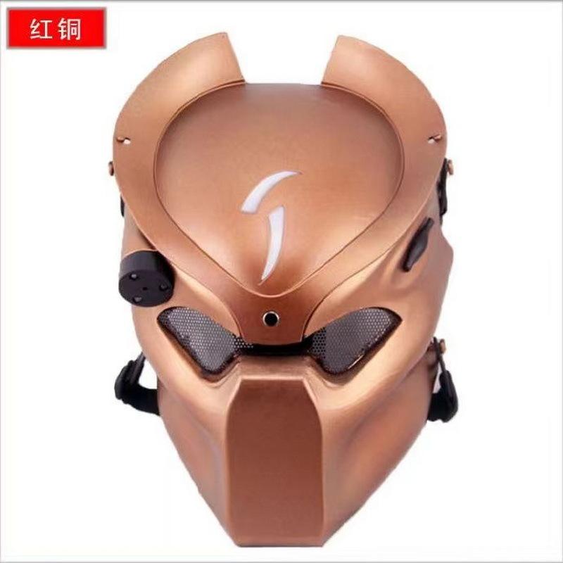 Alien Vs. Predator Mask Cosplay Hermit CS Protective Face Shield Outdoor Mask with Infrared Light