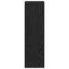 Plant Stand Black Oak 30 x 30 x 100 cm Engineered Wood