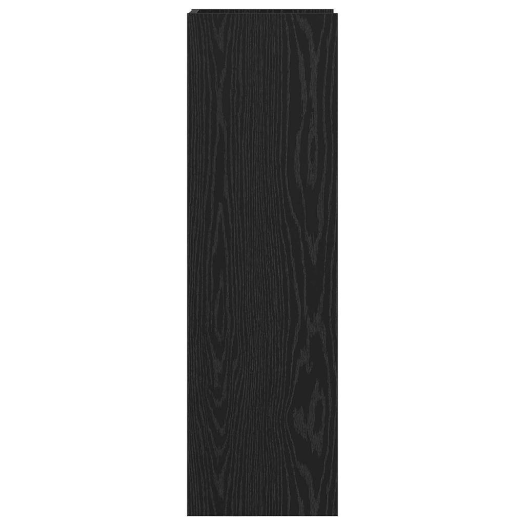 Plant Stand Black Oak 30 x 30 x 100 cm Engineered Wood