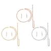 Yousheng 3 Pcs/Set Women Jewelry Set Rhinestone Choker Hanging Earrings Bracelet Set with Extension Chain Prom Party Bride Wedding Jewelry