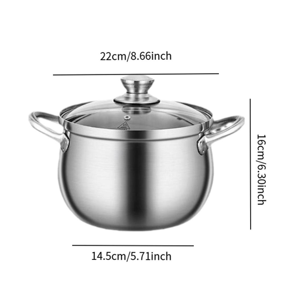 Double Handle Soup Pot for Induction Cooker And Camping
