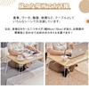 VECELO Folding Low Bedside 60cm x 40cm x 30cm with Cup Slot and No Assembly Ideal for Single Maple Table, Table, (W) (D) (H), Groove, Multifunctional,