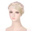Multicolor Lurex Stitch Milk Silk Braid Headscarf Hat
