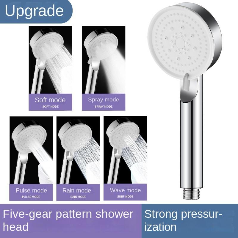 5 Modes Shower Head Adjustable High Pressure Water Saving Shower Head Water Massage Shower Head for Bathroom Accessories