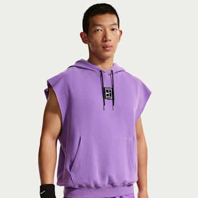 Nike Hooded Loose Knit Tennis Sweater With Fleece Lining Sweatshirt Me S