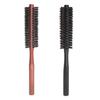 Boar Bristle Round Hair Brush Curling Volumizing Detangling Portable Hair Straightening Brush Men Women Hair Comb