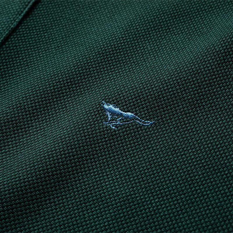 SEPTWOLVES Men's Long Sleeve Business Polo T-Shirt
